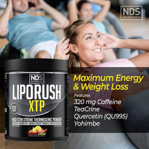 NDS Nutrition XTP Thermogenic Fat Burner with L - Carnitine - Energy & Focus (45 Servings) - Suppviv