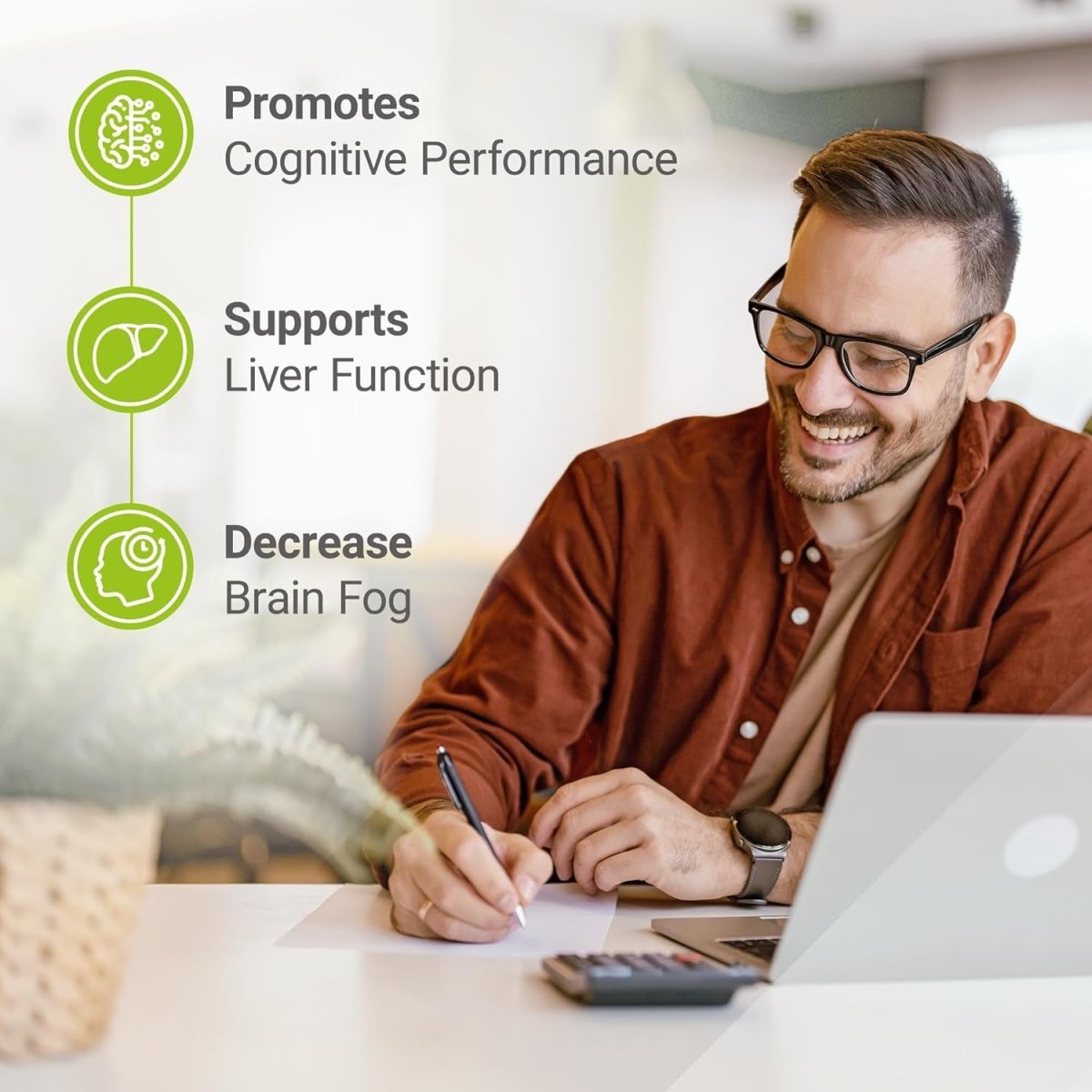 Nested Naturals Choline Bitartrate 500Mg - Supports Cognitive Performance & Liver Function - 90 Vegan Capsules - Suppviv