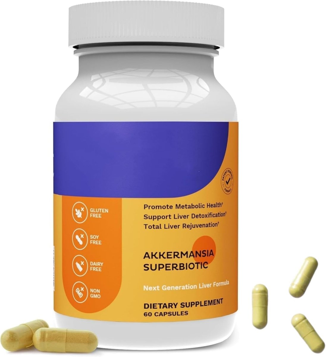 New Premium Liver Cleanse Detox & Repair Superbiotic (60 Capsules） - Suppviv