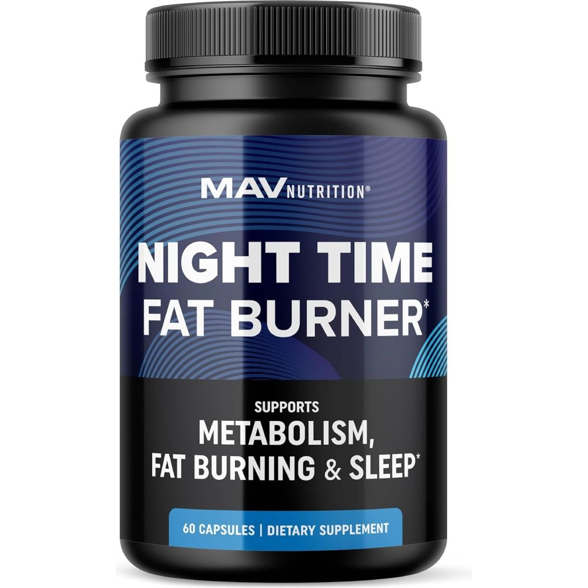 Night Time Fat Burner for Weight Loss Support & Sleep Aid | Appetite Suppressant, Carb Blocker 60Count - Suppviv