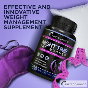 Night Time Weight Loss Pills - Carb Blocker Appetite Suppressant with Melatonin - Suppviv