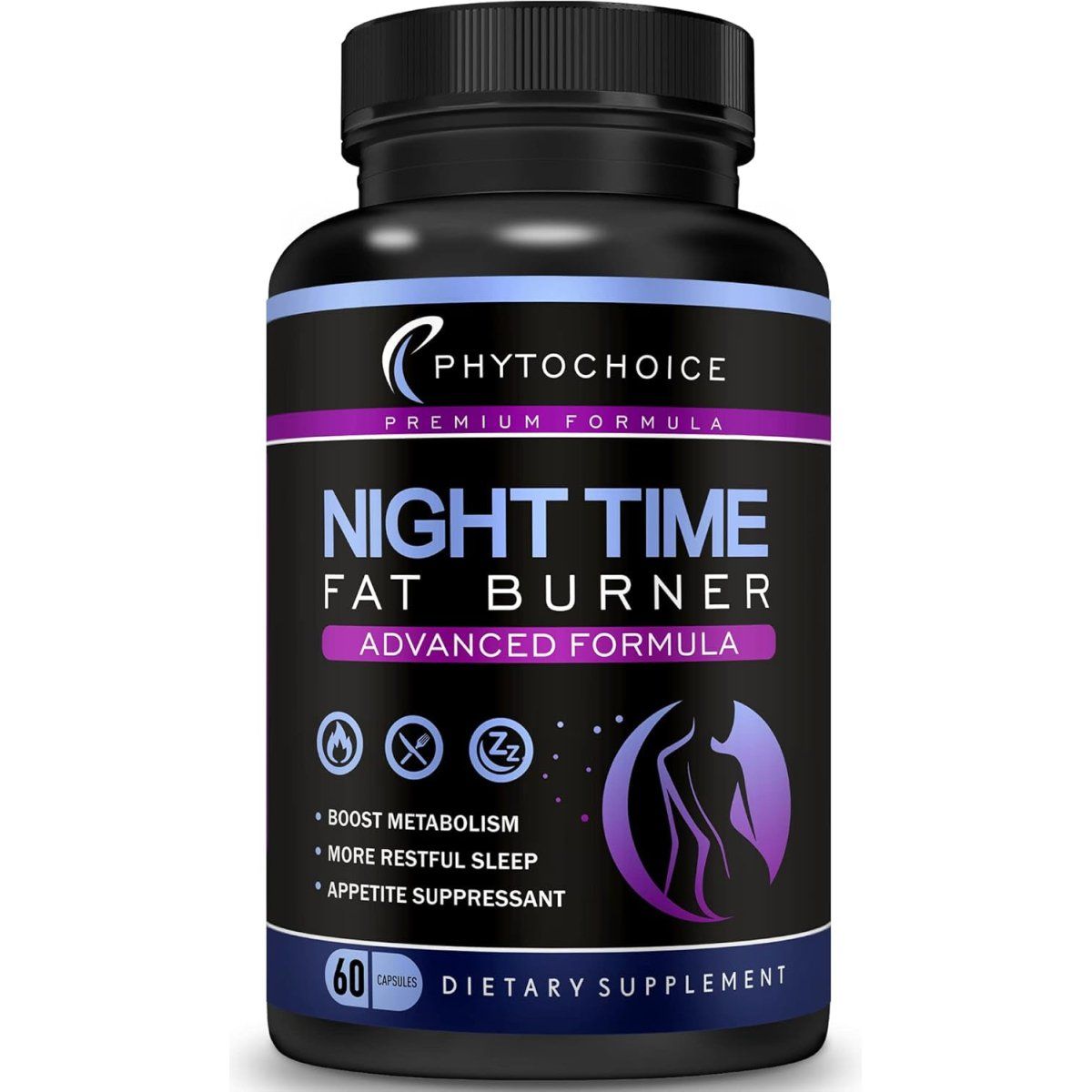 Night Time Weight Loss Pills - Carb Blocker Appetite Suppressant with Melatonin - Suppviv