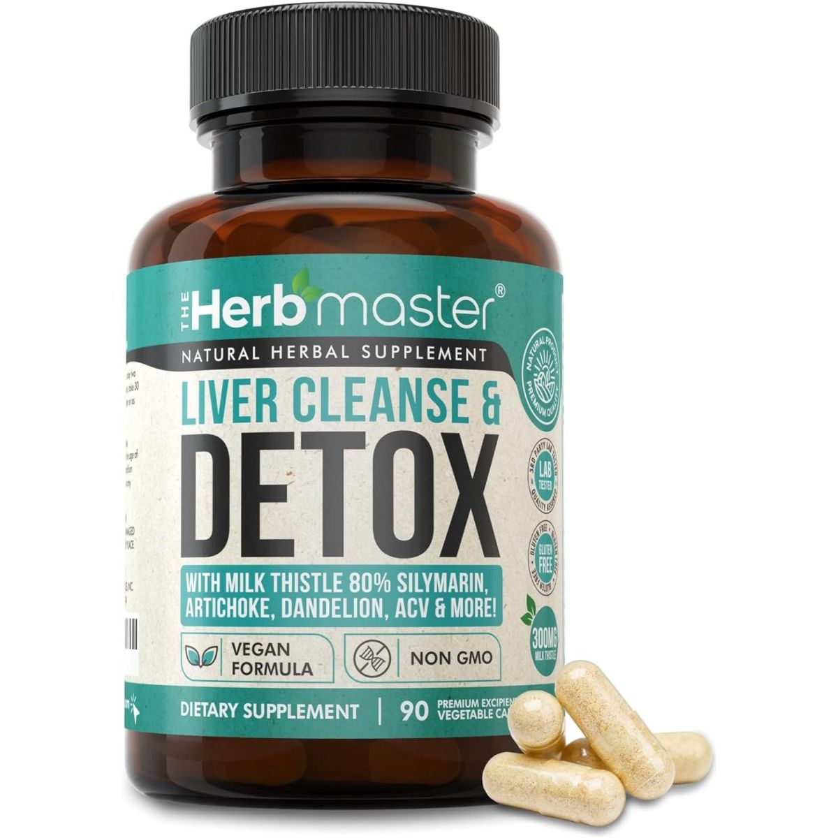 Nora Ross Herbmaster Liver Detox & Cleanse (45 Servings) - Suppviv