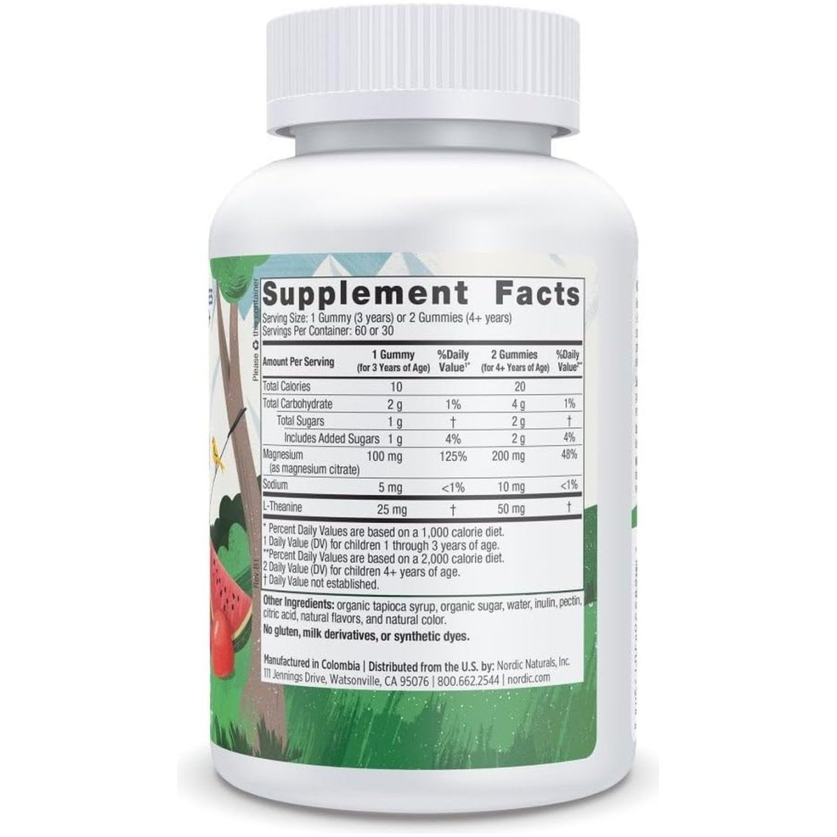 Nordic Naturals Kids Calm Gummies - Relaxation Support 60 Gummies - Suppviv