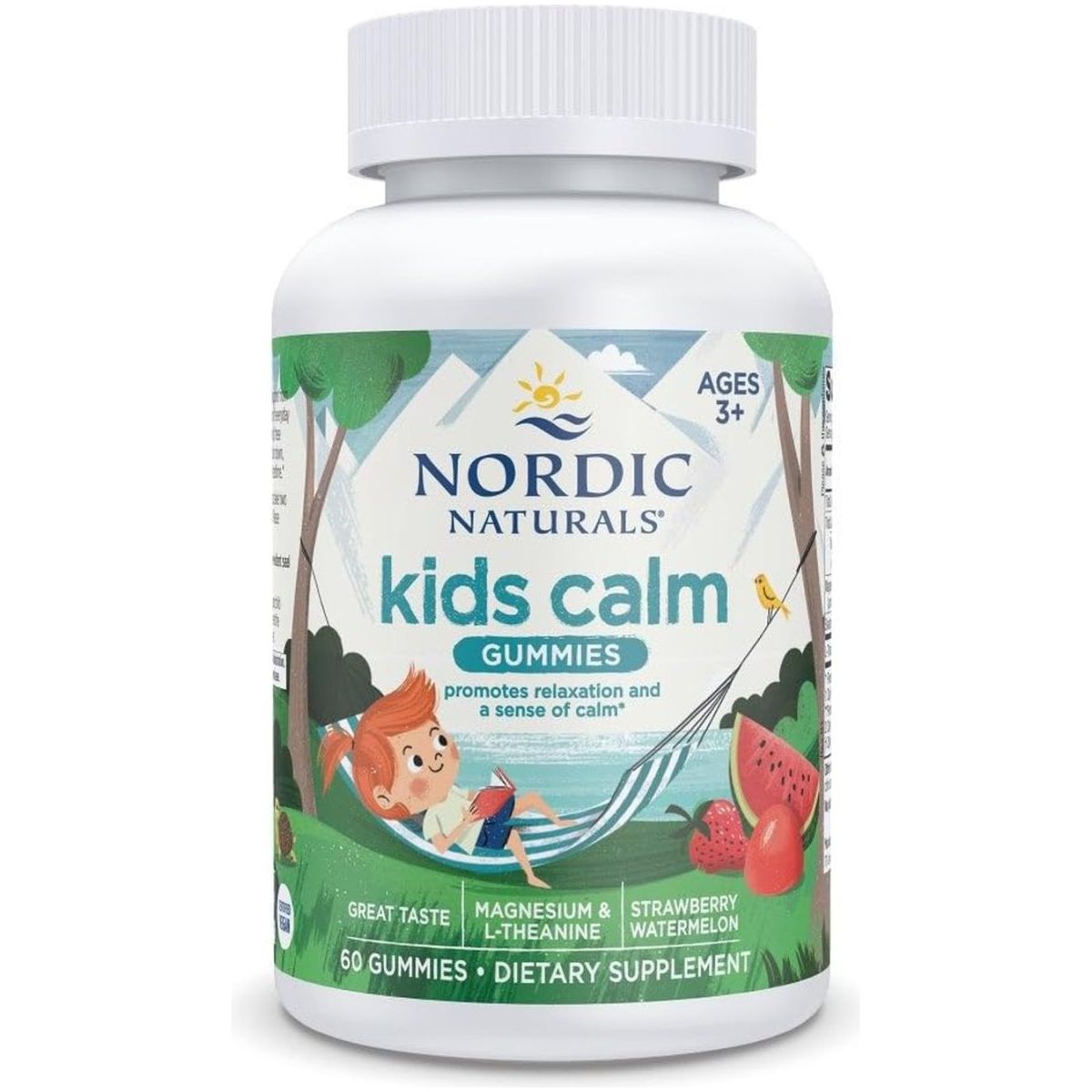 Nordic Naturals Kids Calm Gummies - Relaxation Support 60 Gummies - Suppviv