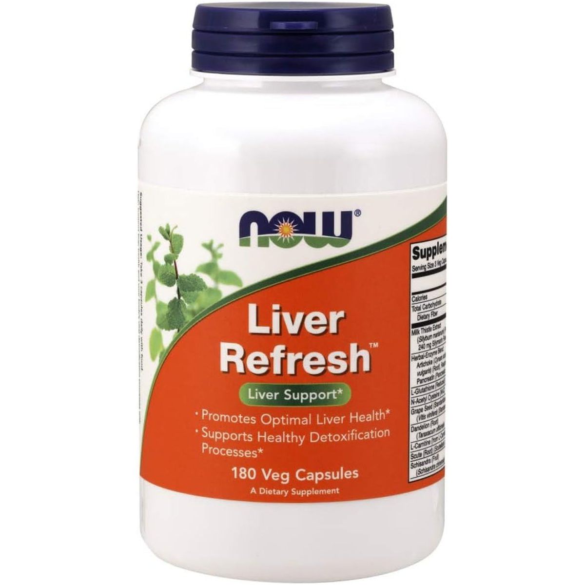 NOW Foods Liver Refresh Veg Capsules,180 Capsules (Pack of 2) - Suppviv
