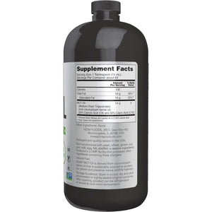 NOW Foods Sports Nutrition, MCT (Medium - Chain Triglycerides) Oil 14 G, Weight Management, Liquid, 32 - Ounce - Suppviv