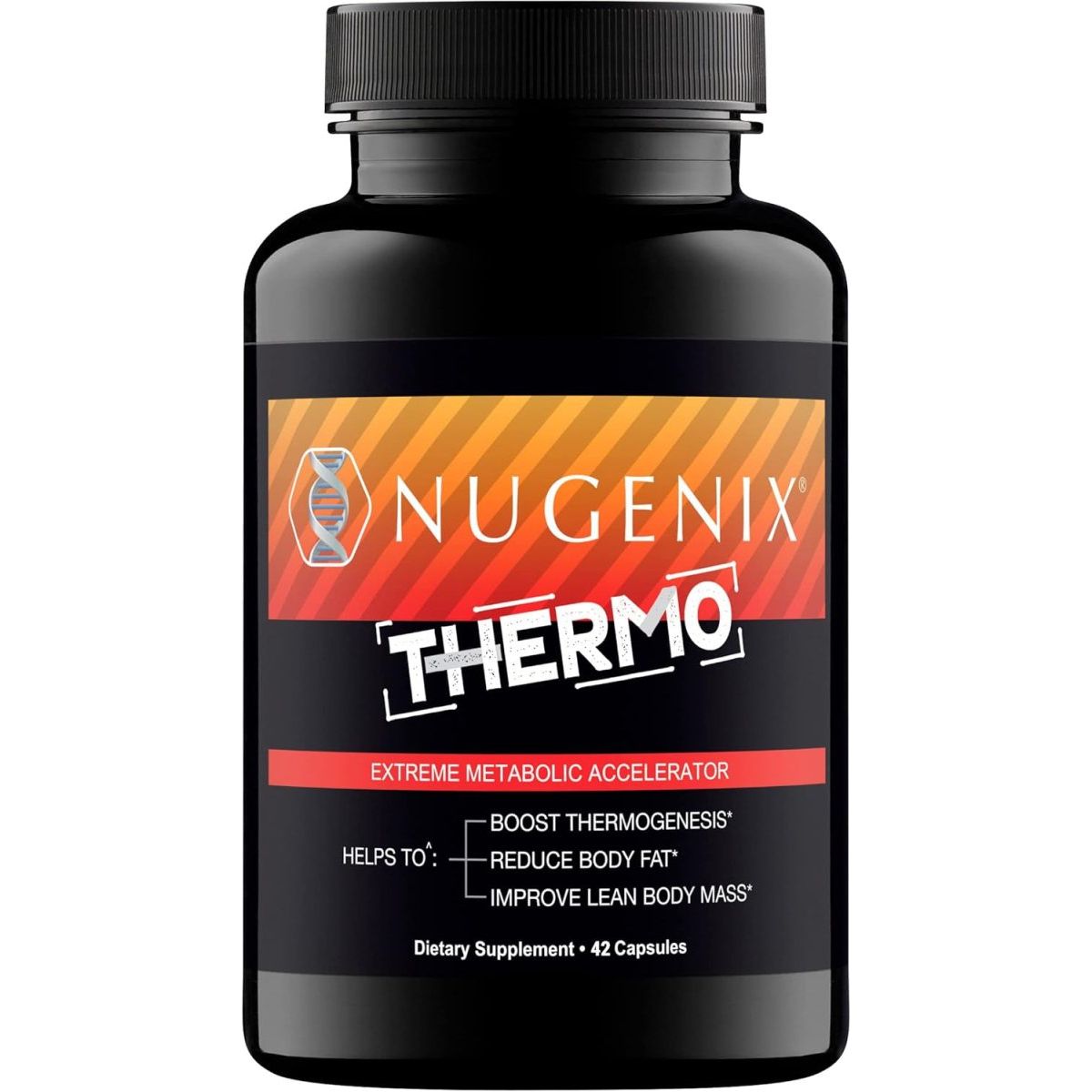 Nugenix Thermo - Thermogenic Fat Burner Supplement Pills for Men, Extreme Metabolic Accelerator, 42 Count - Suppviv