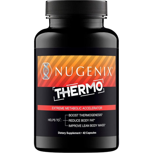Nugenix Thermo - Thermogenic Fat Burner Supplement Pills for Men, Extreme Metabolic Accelerator, 42 Count - Suppviv