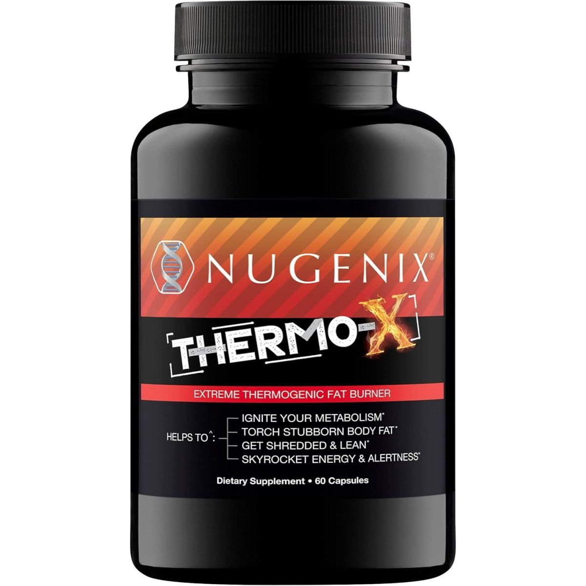 Nugenix Thermo - X: Thermogenic Fat Burner Supplement for Men, Extreme Metabolic Accelerator, 60 Count - Suppviv