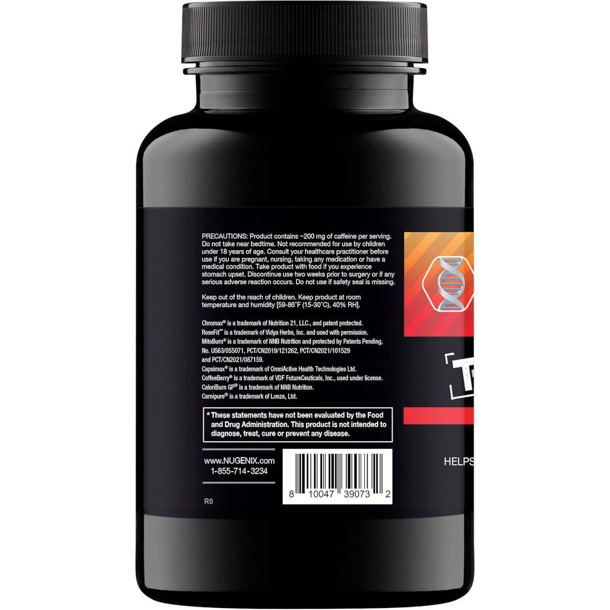 Nugenix Thermo - X: Thermogenic Fat Burner Supplement for Men, Extreme Metabolic Accelerator, 60 Count - Suppviv