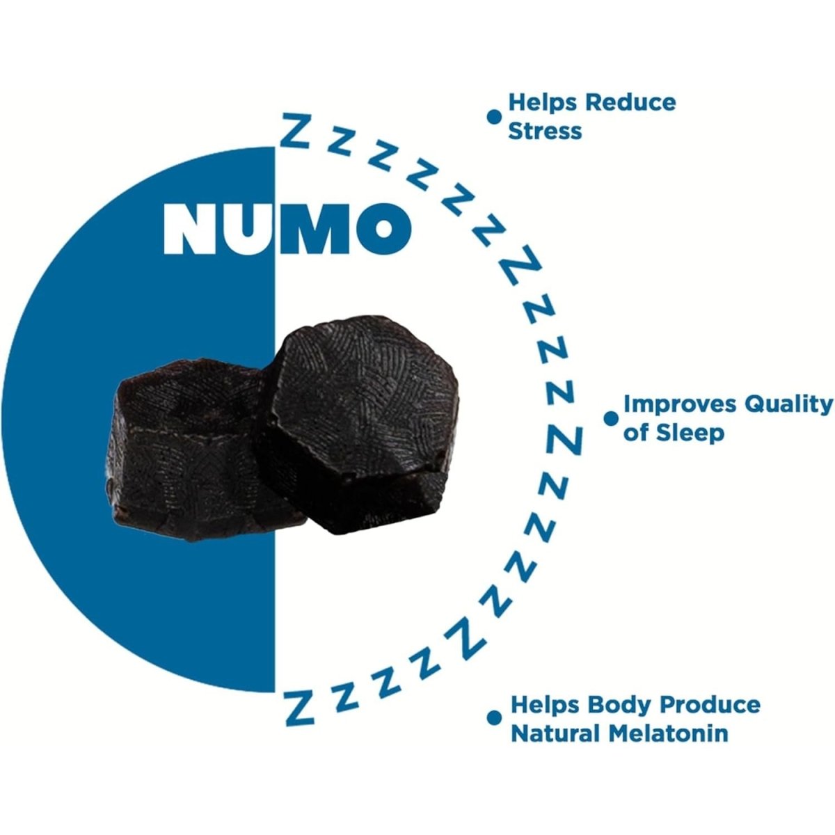 Numo Deep Sleep Gummies - Natural Sleep Aid 60 Count - Suppviv