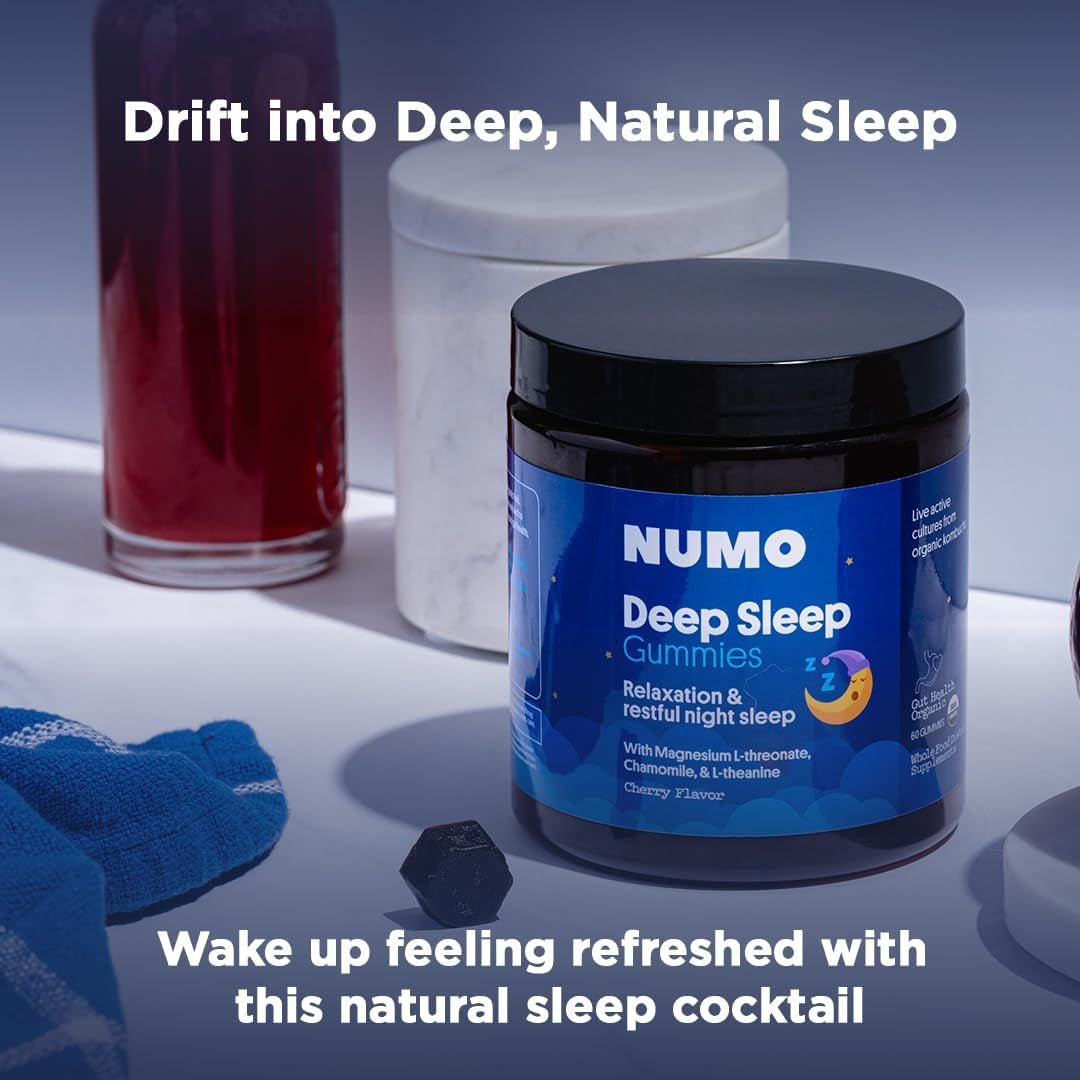 Numo Deep Sleep Gummies - Natural Sleep Aid 60 Count - Suppviv