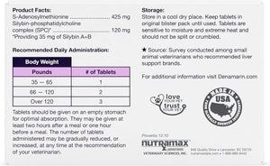 Nutramax Denamarin Liver Health Supplement for Large Dogs (30Count) - Suppviv