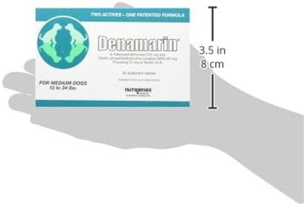 Nutramax Laboratories Denamarin Liver Health Supplement for Medium Dogs (30 Tablets) - Suppviv