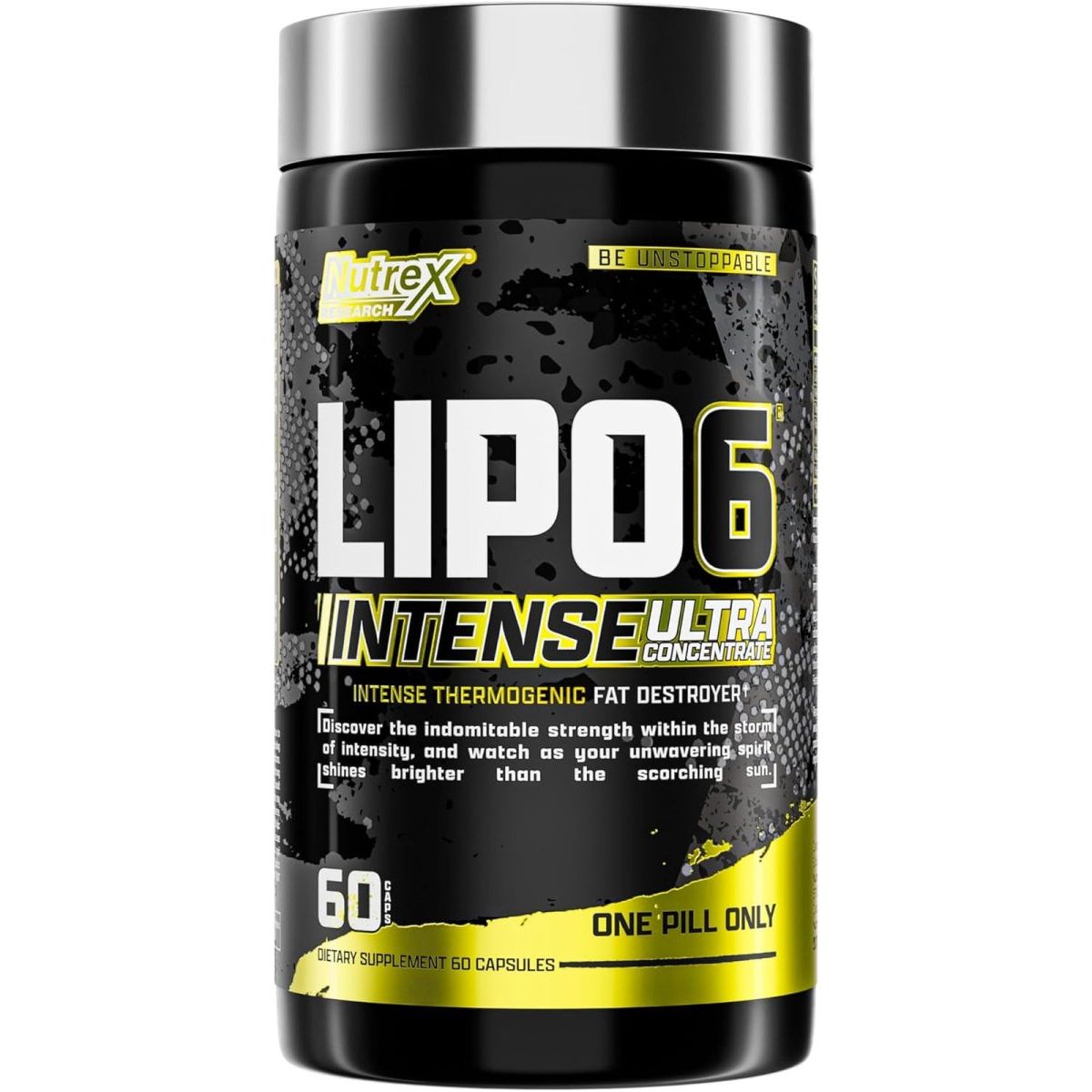 Nutrex Research Lipo6 Black Intense Ultra Concentrate Thermogenic Fat Burner - 60 Diet Pills - Suppviv