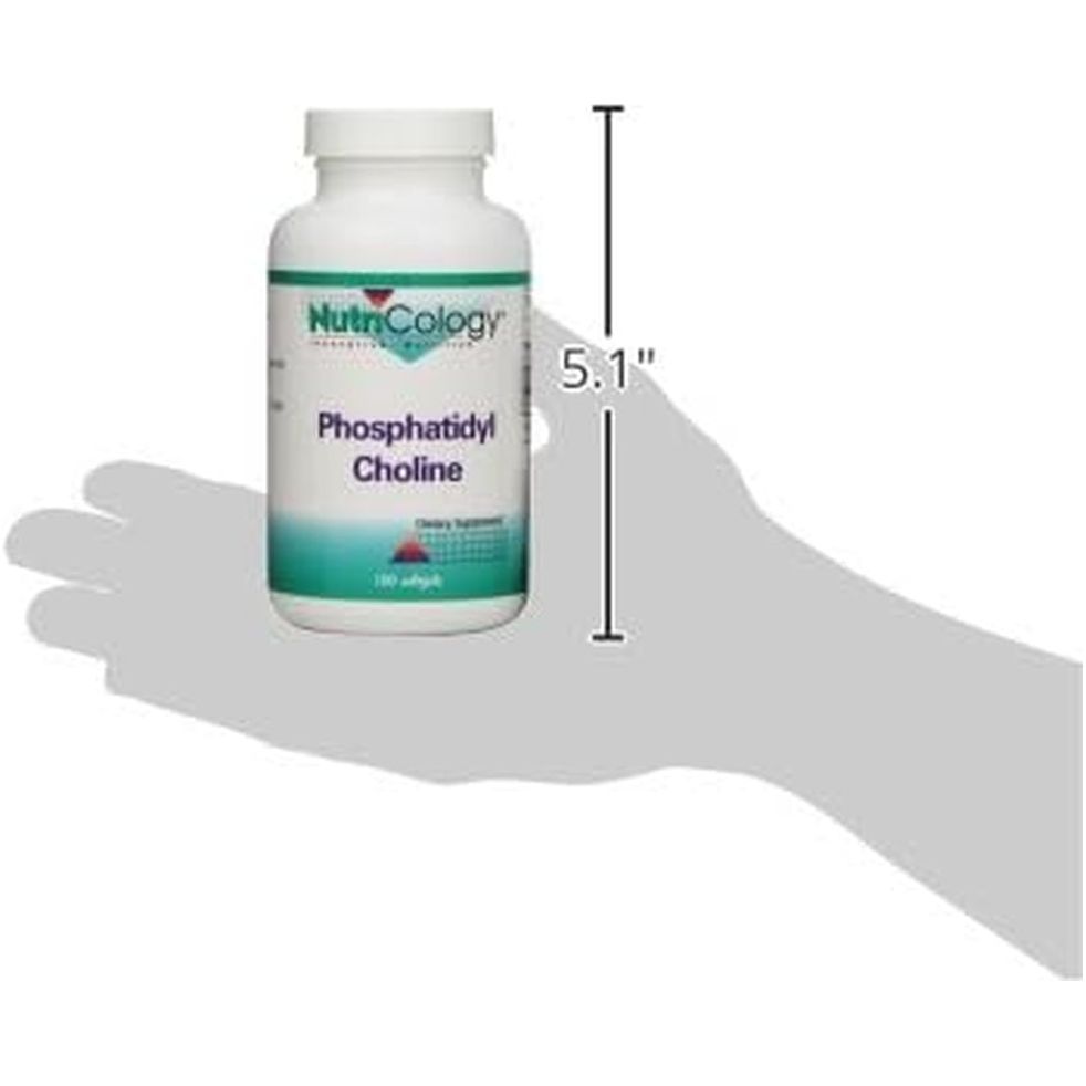 Nutricology Phosphatidyl Choline Supplement - Choline Supplements for Fatty Liver, 1540Mg Softgels - 100 Count - Suppviv