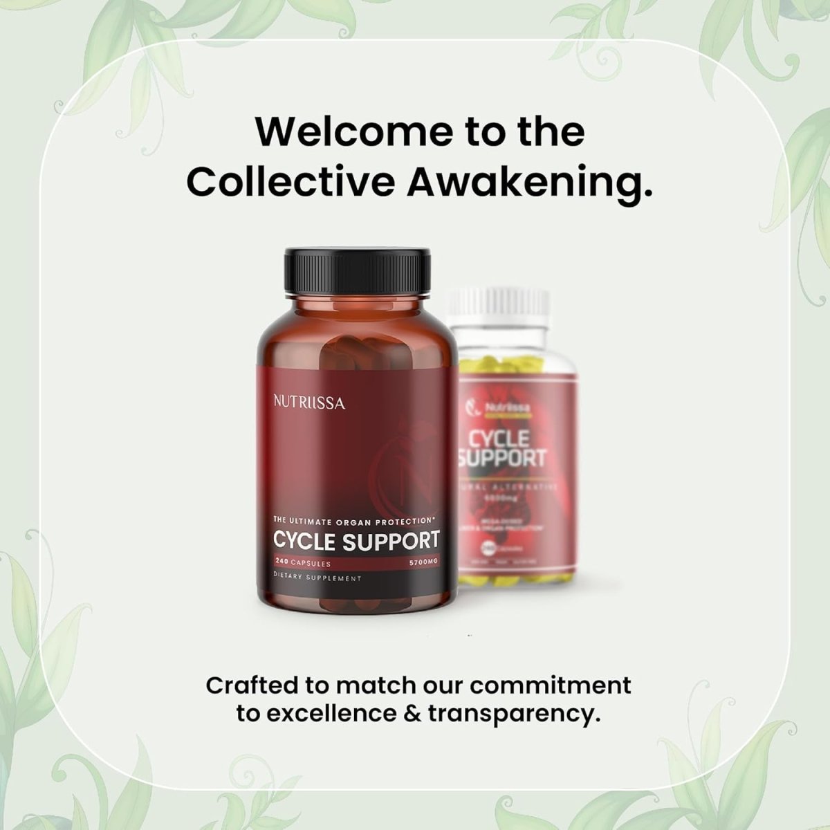 Nutriissa Cycle Support - Premium Kidney & Liver Detox - 240 Capsules - Suppviv