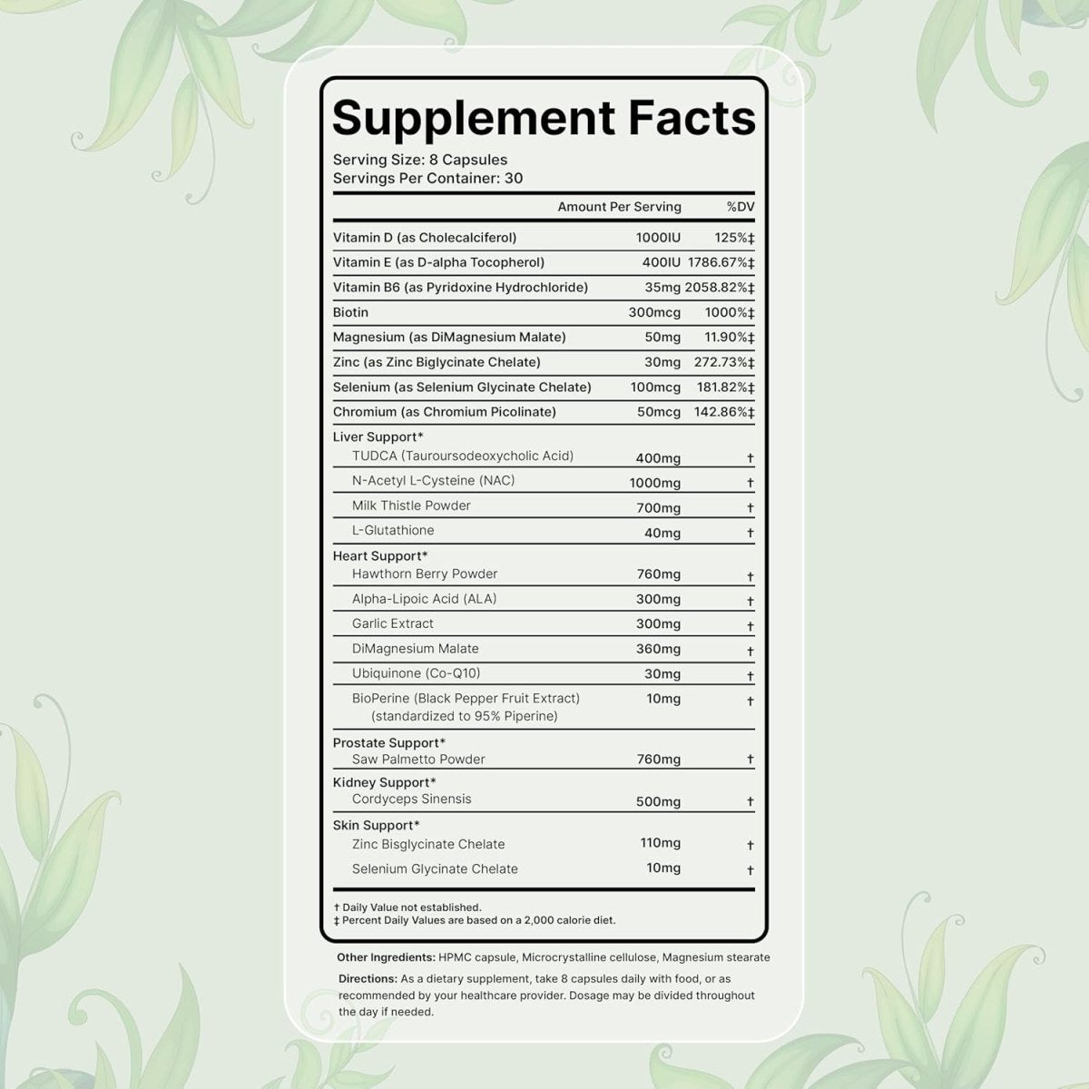 Nutriissa Cycle Support - Premium Kidney & Liver Detox - 240 Capsules - Suppviv