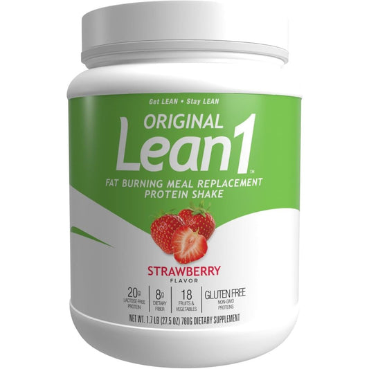 Nutrition 53 Lean 1 Meal Replacement Powder for Weight Loss & Fat Burner (15 Servings) - Suppviv