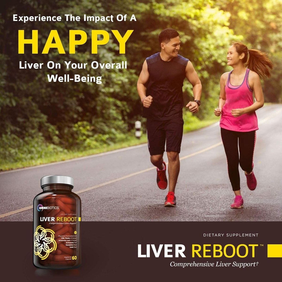 Omnibiotics Liver Detox & Cleanse Support 60 Capsules 1 PACK - Suppviv