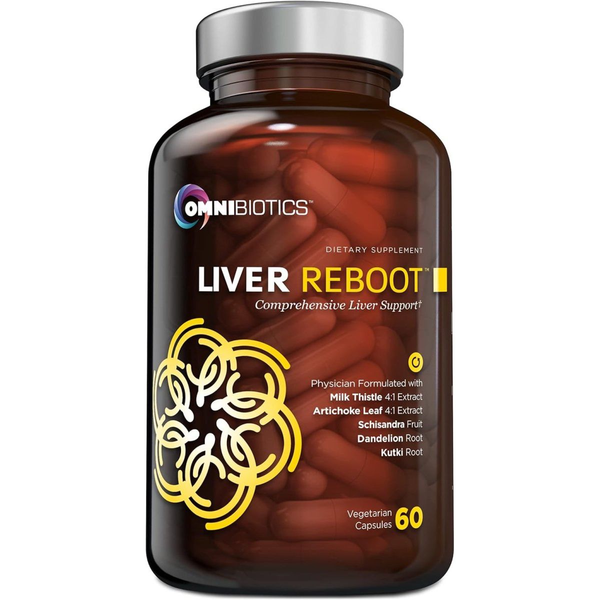 Omnibiotics Liver Detox & Cleanse Support 60 Capsules 1 PACK - Suppviv