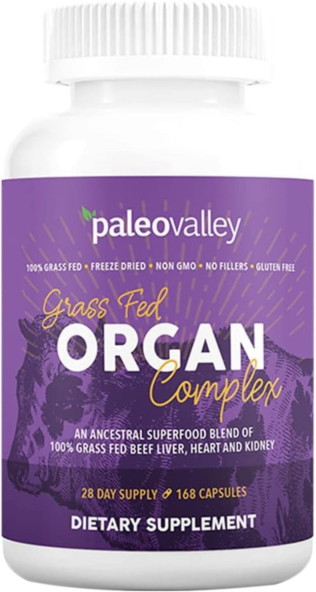 Paleovalley Grass Fed Beef Organ Complex 1 Bottle - Suppviv