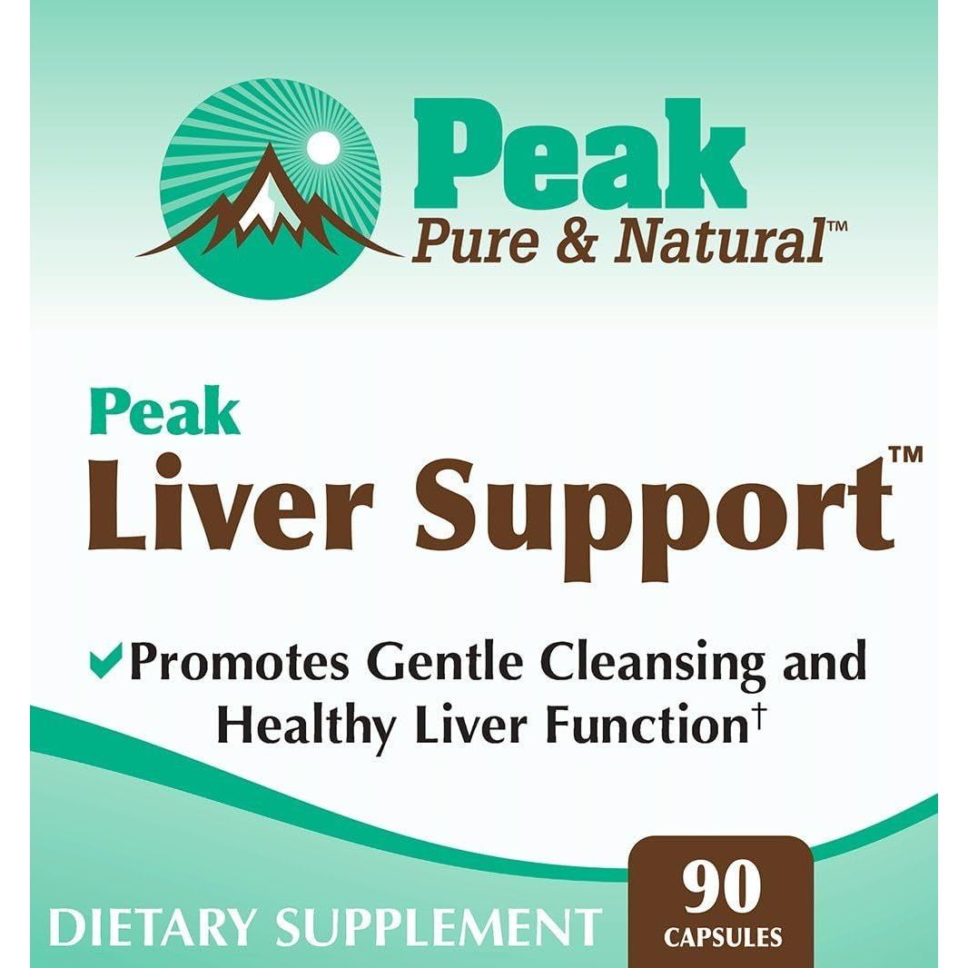 Peak Pure - Natural Peak Liver Support Milk Thistle 90 Capsules 1 PACK - Suppviv