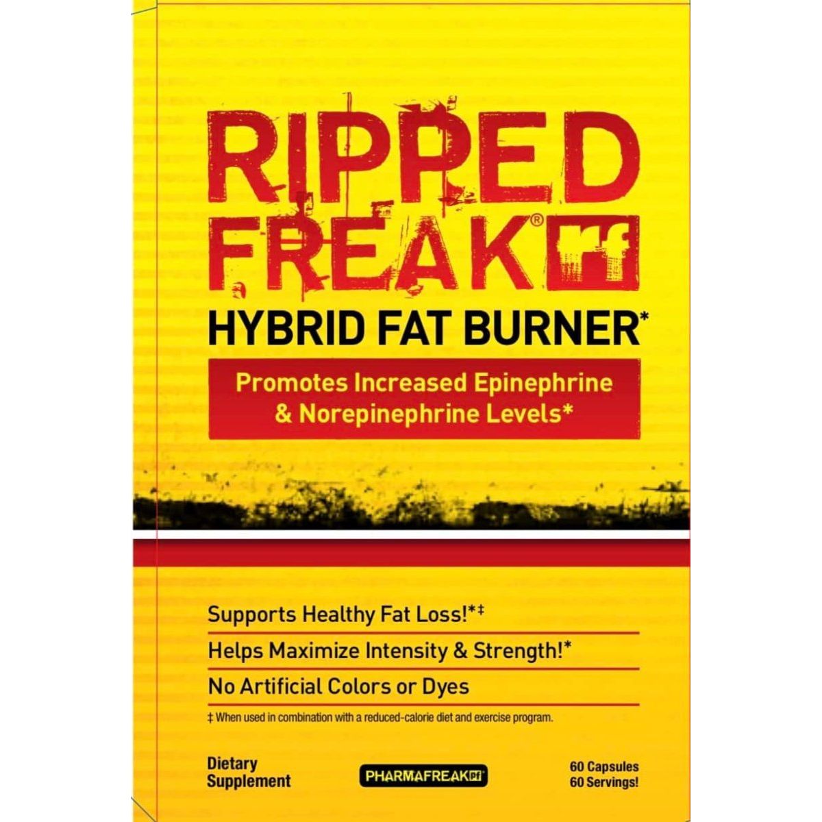 Pharmafreak Ripped Freak - Hybrid Fat Burner 60 Capsules - Suppviv