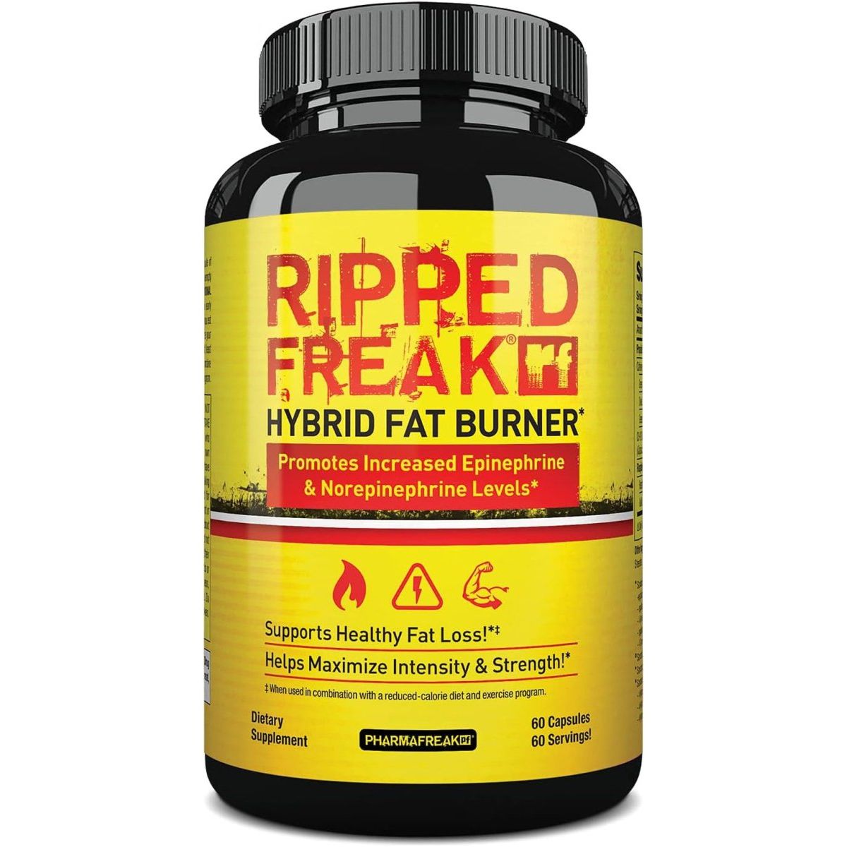 Pharmafreak Ripped Freak - Hybrid Fat Burner 60 Capsules - Suppviv