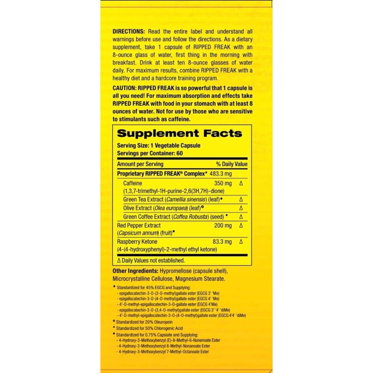 Pharmafreak Ripped Freak - Hybrid Fat Burner 60 Capsules - Suppviv