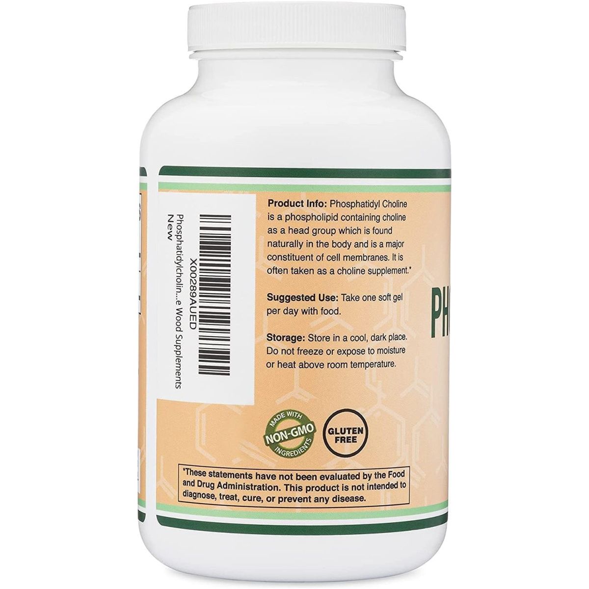 Phosphatidylcholine 1,200Mg – 210 Softgels – Support Brain Health by Double Wood - Suppviv