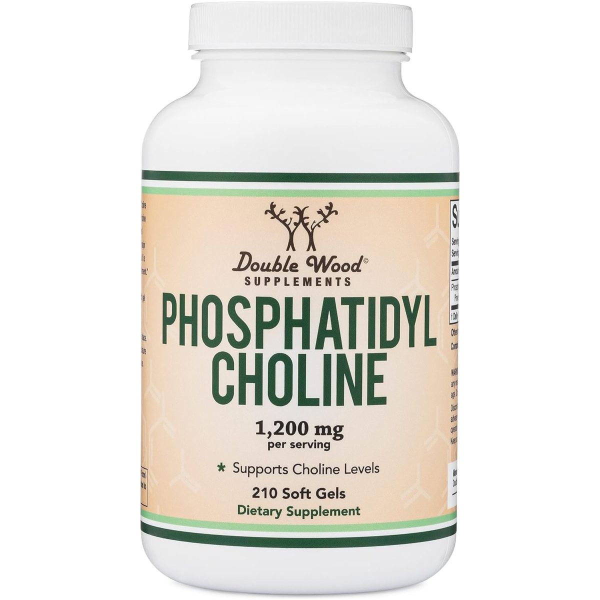 Phosphatidylcholine 1,200Mg – 210 Softgels – Support Brain Health by Double Wood - Suppviv
