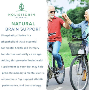 Phosphatidylserine Powder | Phosphatidylserine Supplement Powder | Nootropics Brain Support Supplement - Suppviv