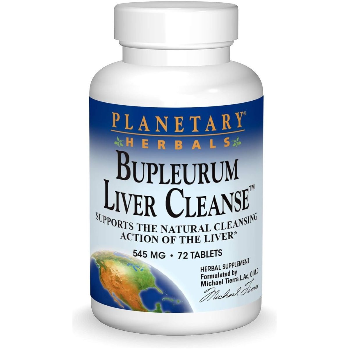 Planetary Herbals Bupleurum Liver Cleanse 545Mg - 72 Tablets - Suppviv