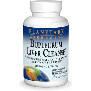 Planetary Herbals Bupleurum Liver Cleanse 545Mg - 72 Tablets - Suppviv