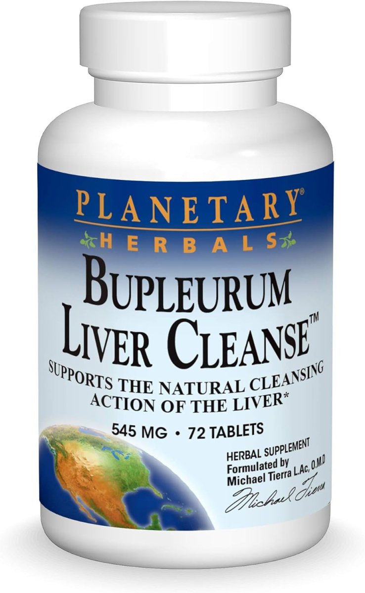 Planetary Herbals Bupleurum Liver Cleanse 545Mg - 72 Tablets - Suppviv