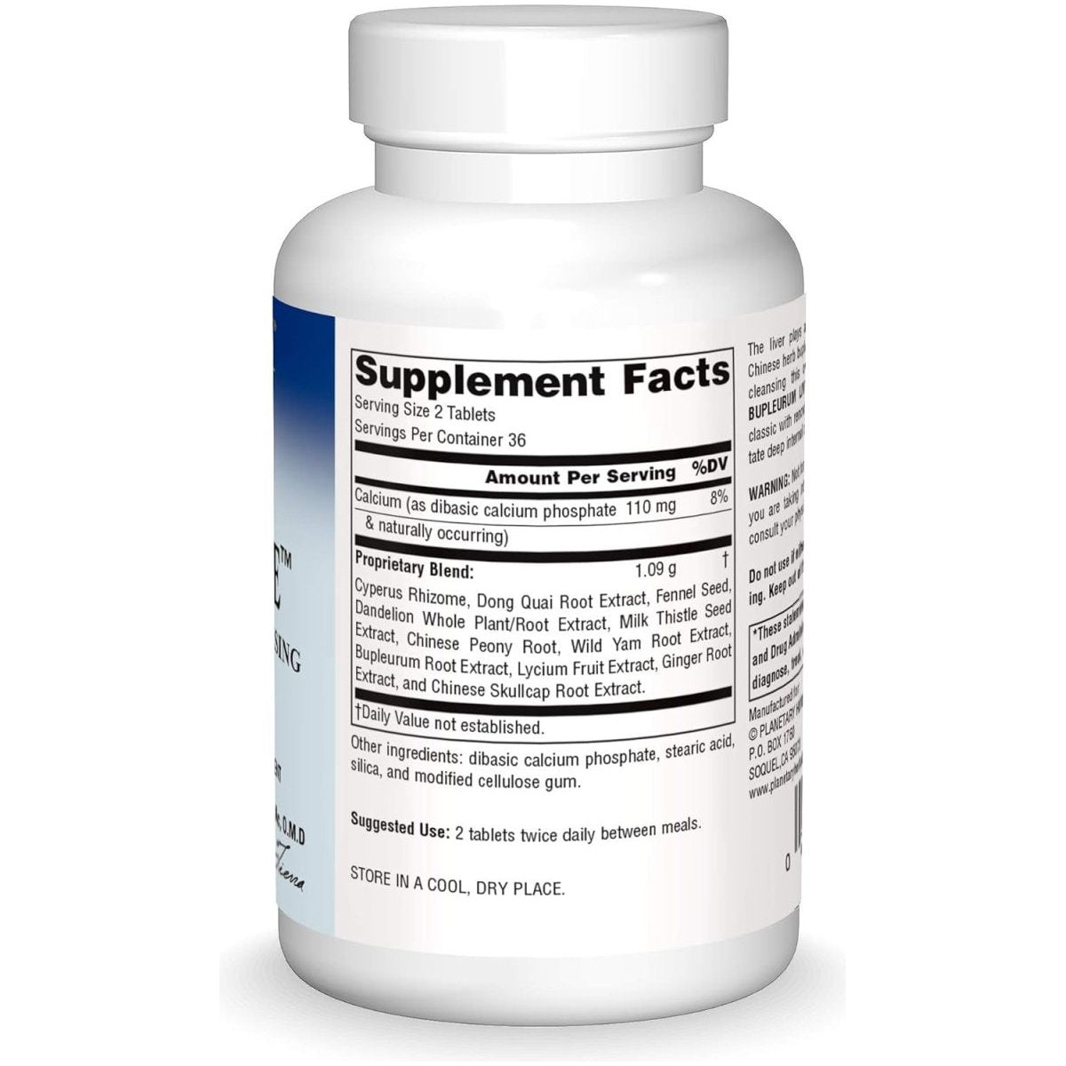 Planetary Herbals Bupleurum Liver Cleanse 545Mg - 72 Tablets - Suppviv