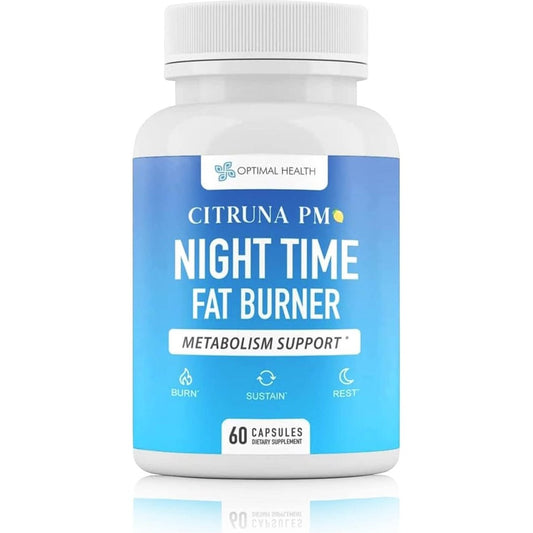 PM Night Time Weight Loss Supplement - Natural Weight Loss Pills Infused with Ashwagandha and More - 60 Capsules - Suppviv