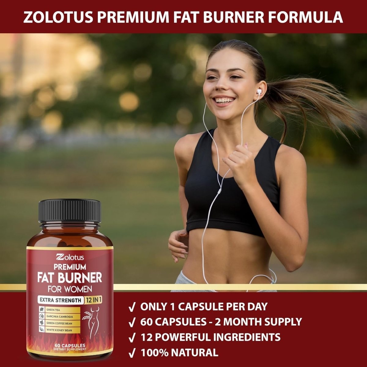Premium Weight Loss Pills ,the Best Fat Burners for Women and Men, 2 Months Supply - Suppviv
