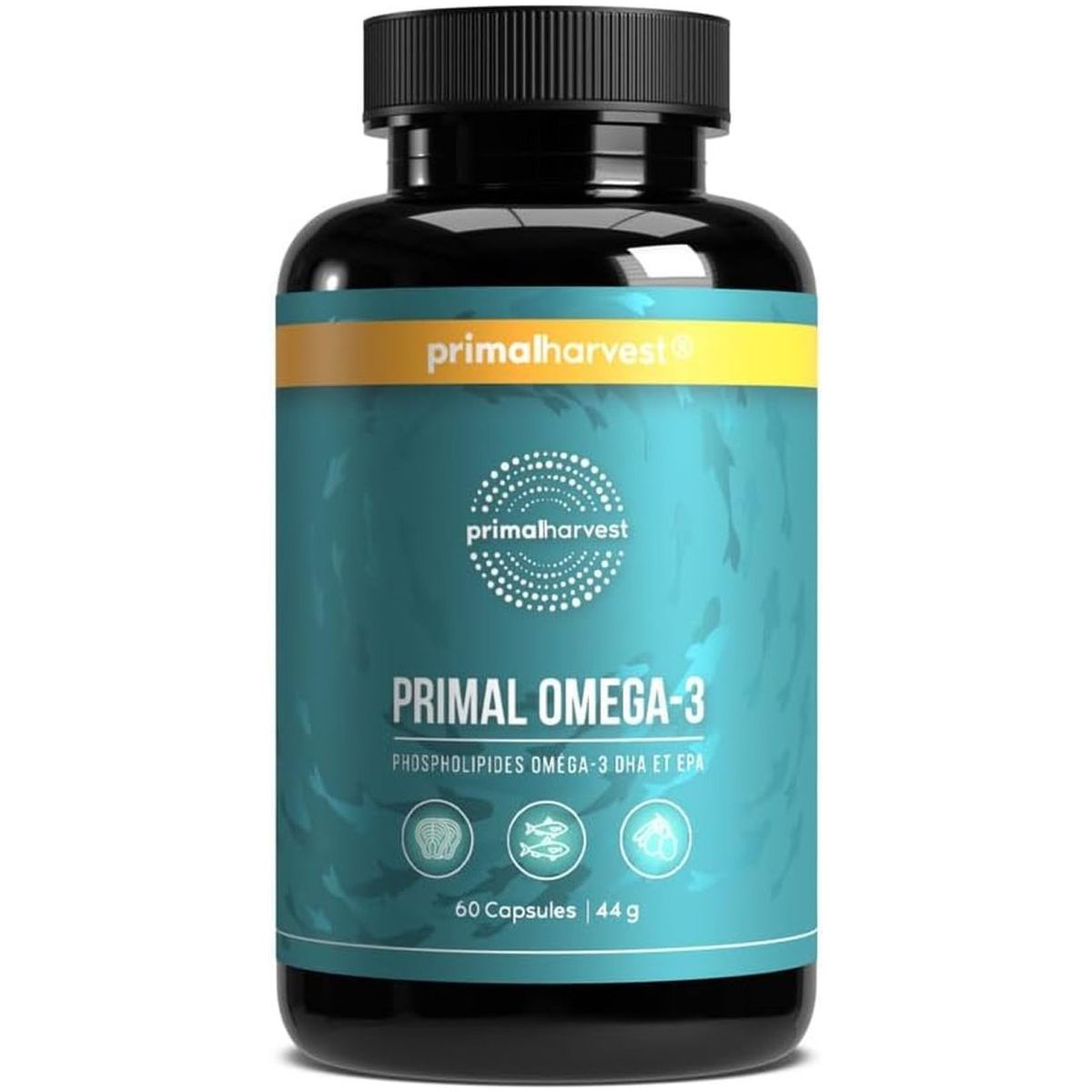 Primal Harvest Omega 3 Fish Oil Supplements,1000Mg EPA + DHA - Suppviv