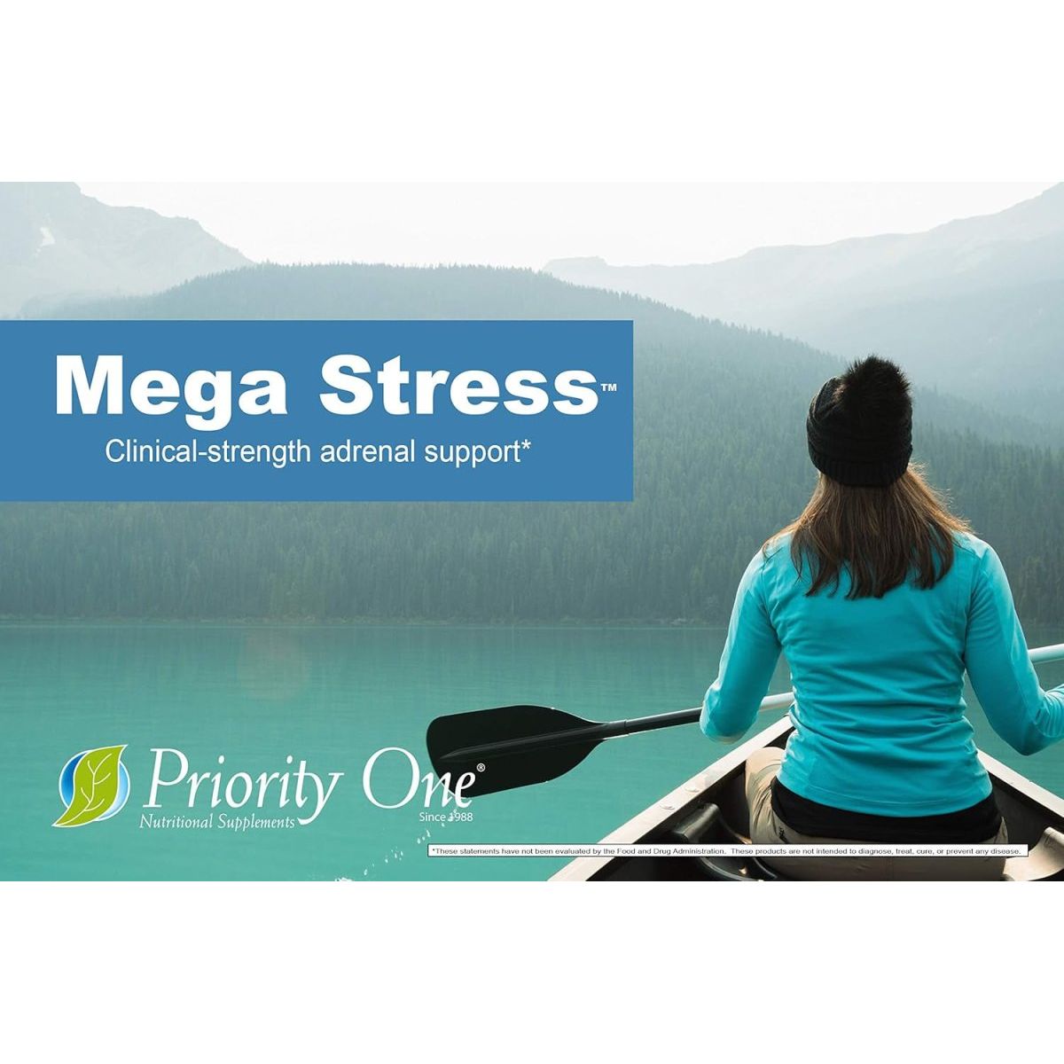 Priority One Vitamins Mega Stress with the Benefits of Adrenal 120 Tablets - Suppviv