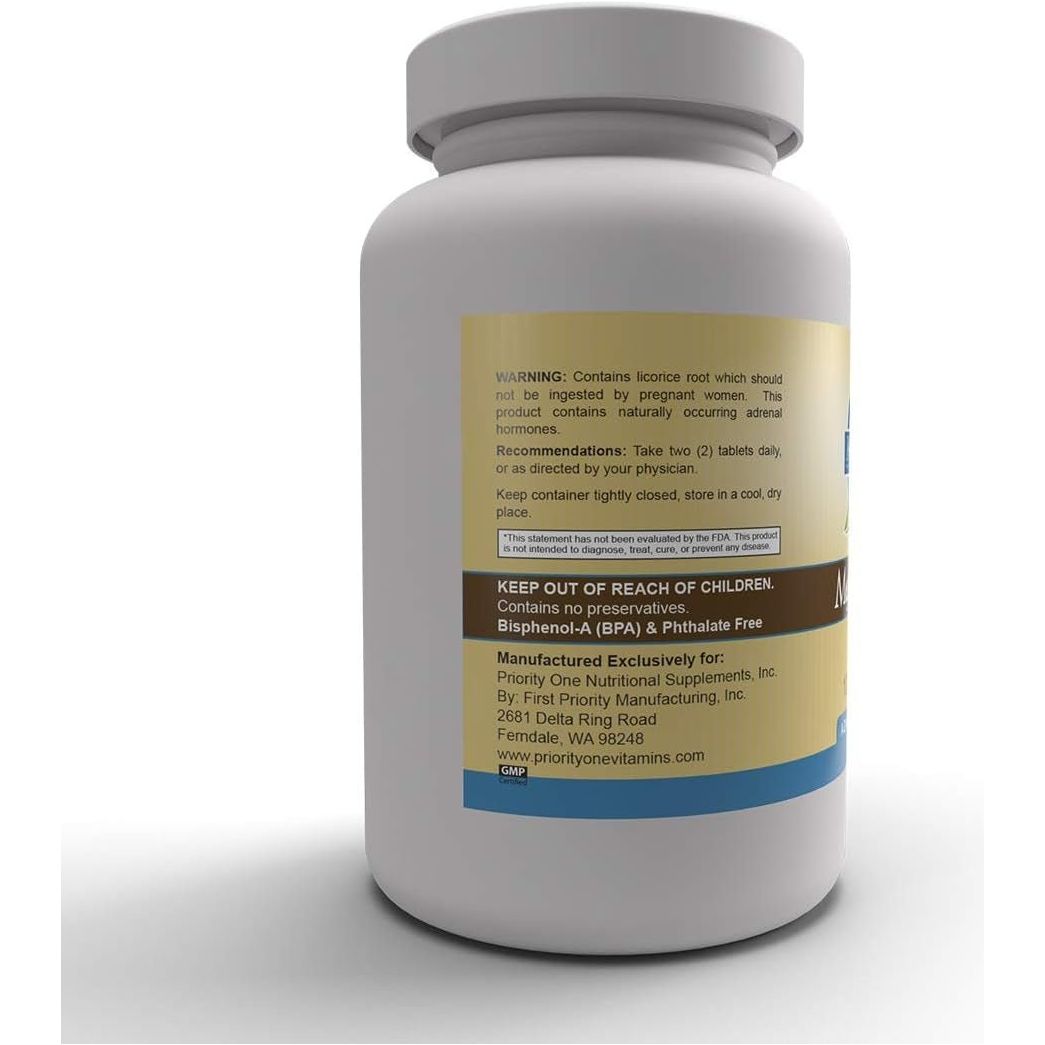 Priority One Vitamins Mega Stress with the Benefits of Adrenal 120 Tablets - Suppviv