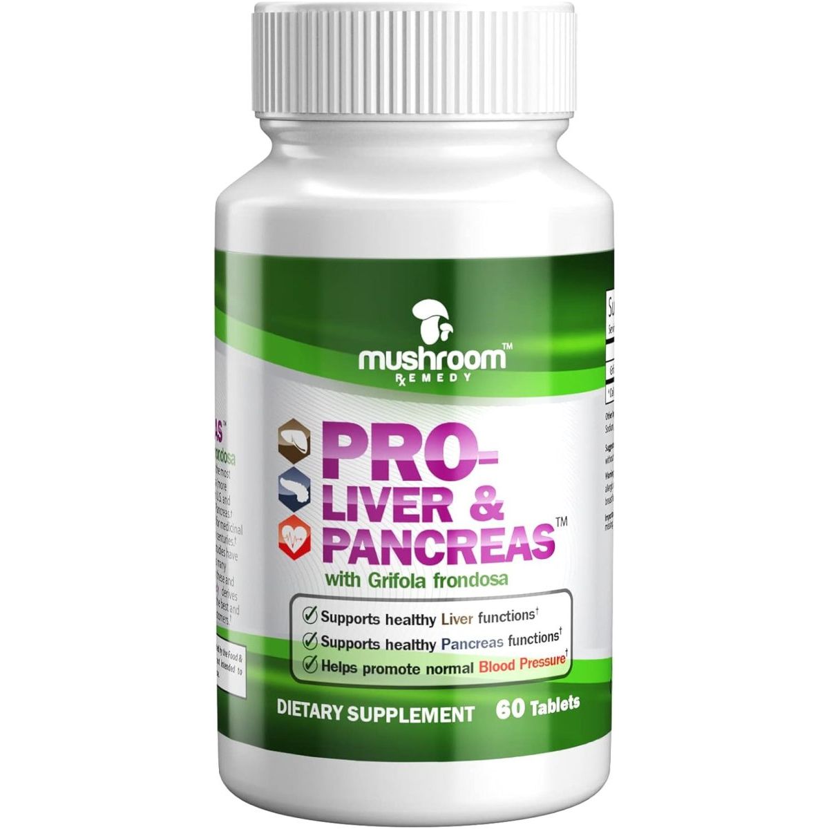 Pro - Liver & Pancreas | Herbal Supplement for Pancreas & Liver Support, Detox (60 Tablets) - Suppviv