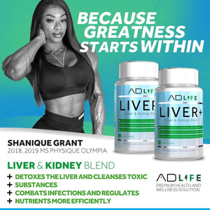 Project AD Liver+ Liver Cleanse & Detox Supplement (90 Capsules) - Suppviv