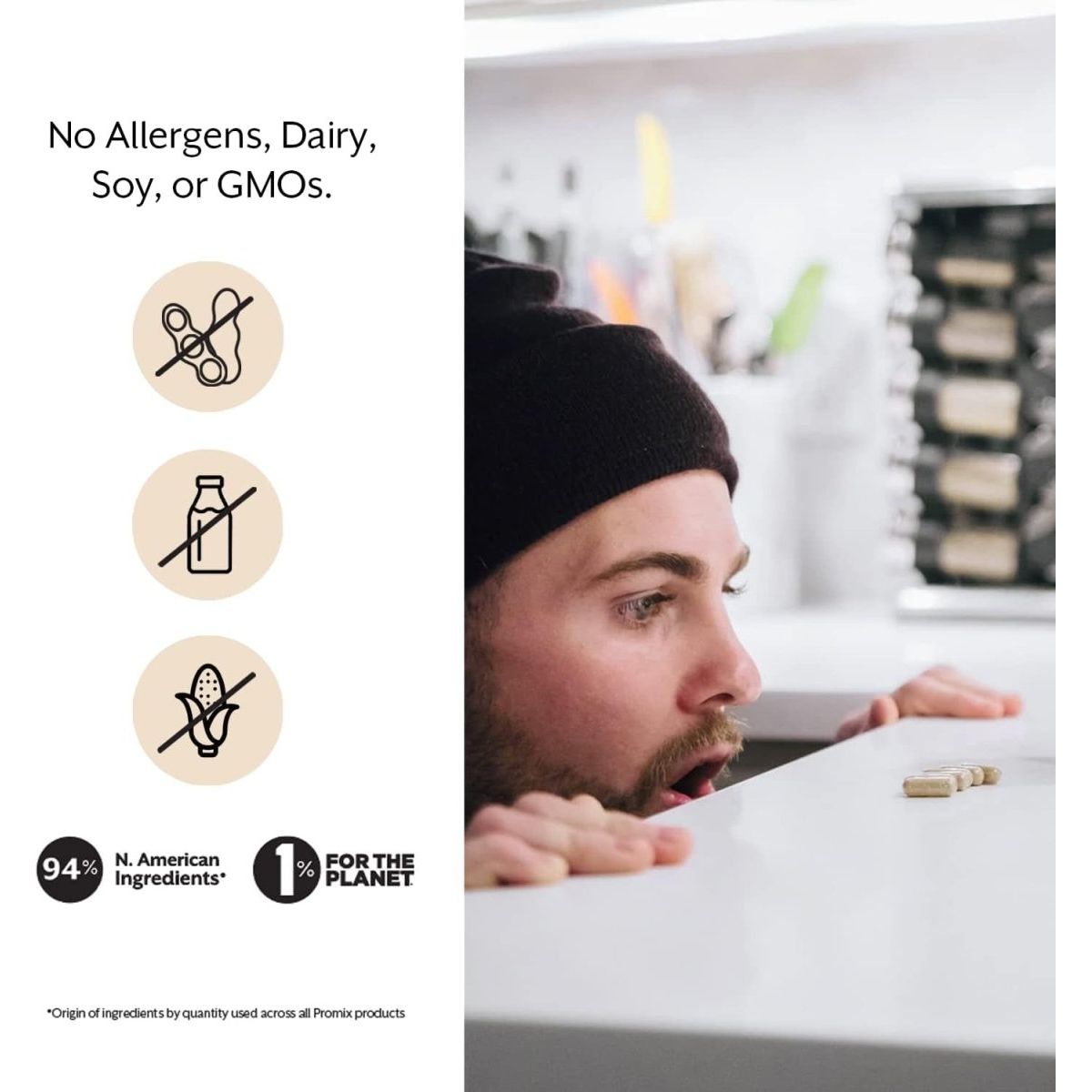 Promix Nutrition Grass Fed Raw Beef Liver Supplement 180 Gelatin Capsules - Suppviv