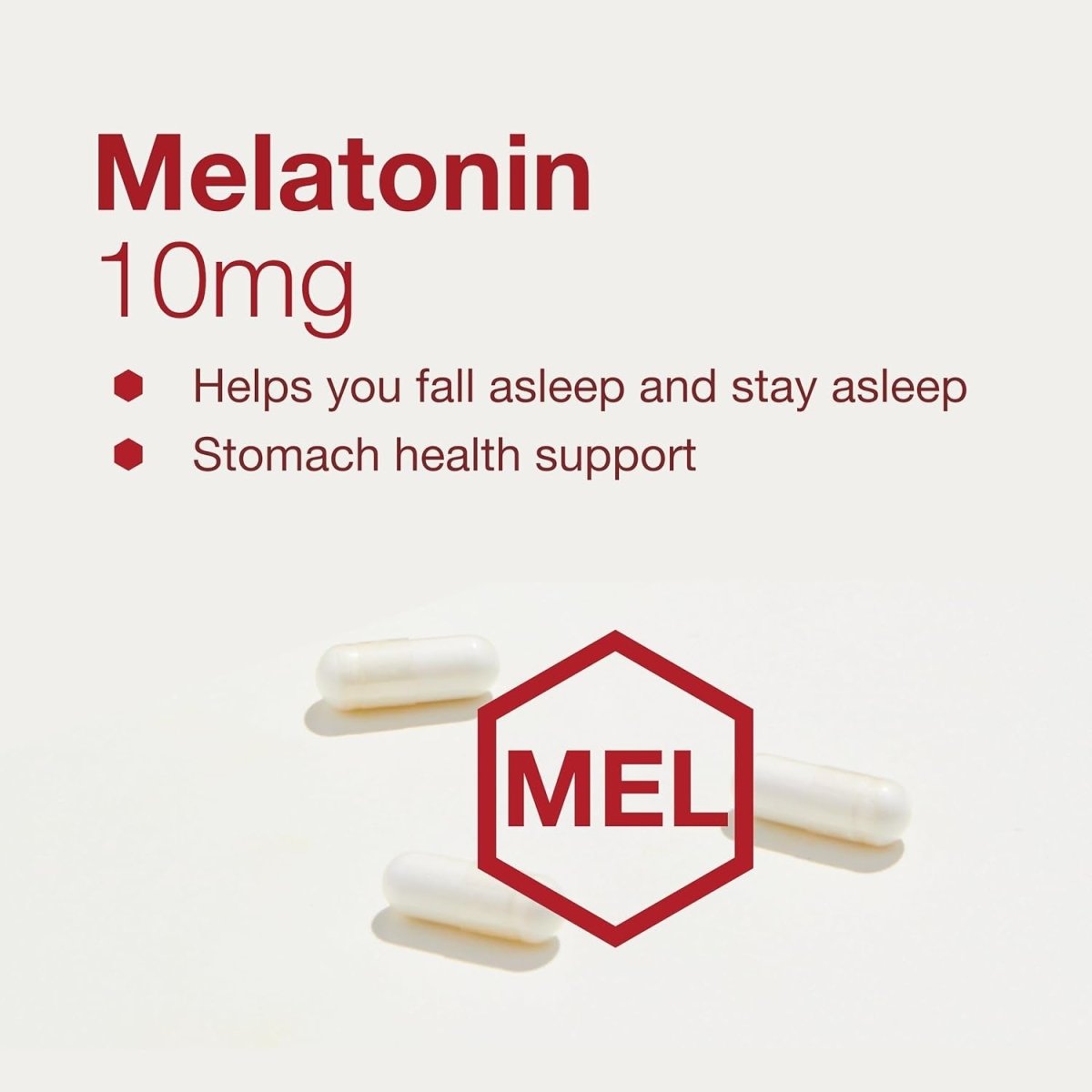 Protocol Melatonin Extra Strength - 10 Mg Melatonin - Sleeping Support 100 Capsules - Suppviv
