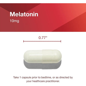 Protocol Melatonin Extra Strength - 10 Mg Melatonin - Sleeping Support 100 Capsules - Suppviv