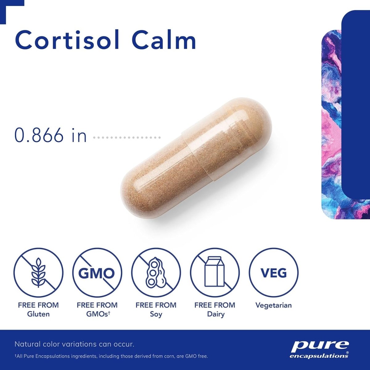 Pure Encapsulations Cortisol Calm - Supports Cortisol Health & Relaxation - 120 Capsules - Suppviv