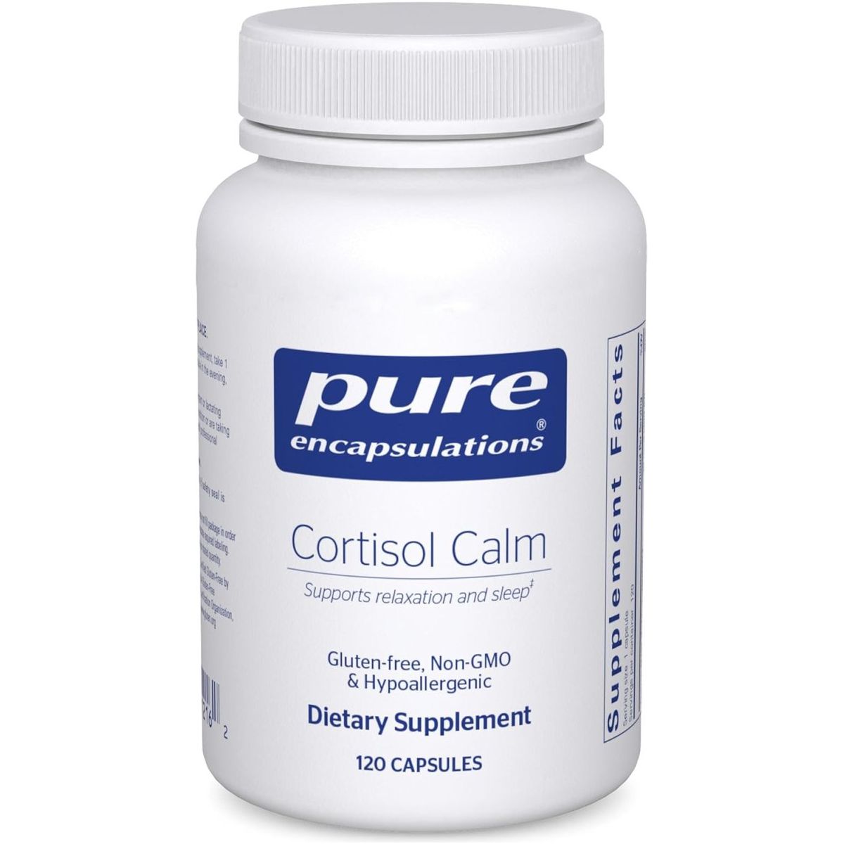 Pure Encapsulations Cortisol Calm - Supports Cortisol Health & Relaxation - 120 Capsules - Suppviv